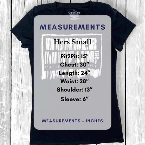 The Office Dunder Mifflin Tee Women S Black Graphic NWOT - Picture 5 of 7